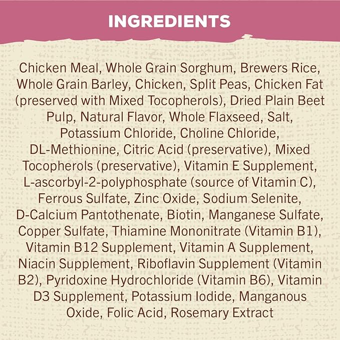 NUTRO MAX Adult Mini Chunk Recipe Dry Dog Food With Farm-Raised Chicken, 25 LB Bag