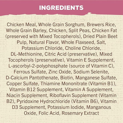 NUTRO MAX Adult Mini Chunk Recipe Dry Dog Food With Farm-Raised Chicken, 25 LB Bag