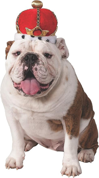 Rubie's King's Crown Pet Costume Accessory, Medium/Large, Multicolor