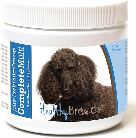 Healthy Breeds Poodle All in One Multivitamin Soft Chew 60 Count