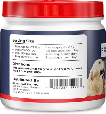 Digestive Enzymes and Probiotic for Pets (Dogs, Cats, Rabbits and More, 125 mg, 120 servings) by Geneflora for Pets Pack of 2