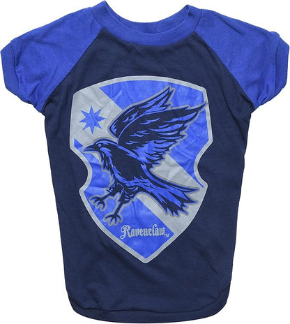 Harry Potter Ravenclaw Pet T-Shirt in Size Extra Small| XS Dog T-Shirt, Harry Potter Dog Shirt | Harry Potter Dog Apparel & Accessories for Hogwarts Houses, Ravenclaw, FF18875,Blue