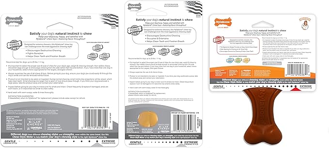 Nylabone Power Chew Toys Customer Favorites Bundle - Dog Toys for Aggressive Chewers, Indestructible Dog Toys for Small Dogs in 3 Shapes and Flavors - Flavor Medley, Small/Regular (3 Count)