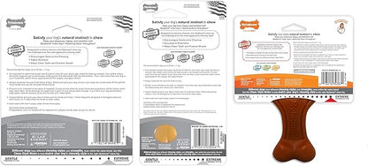 Nylabone Power Chew Toys Customer Favorites Bundle - Dog Toys for Aggressive Chewers, Indestructible Dog Toys for Small Dogs in 3 Shapes and Flavors - Flavor Medley, Small/Regular (3 Count)
