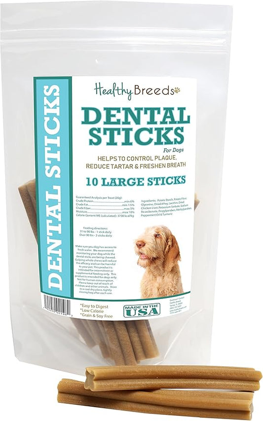 Healthy Breeds Spinoni Italiani Dental Sticks Large 10 Count