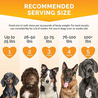 Premium Care Probiotics for Dogs for Yeast, Itchy Skin and Itchy Ears - Advanced Probiotic for Gut Health, Gut Flora, Bowel Health Support, Diarrhea, Digestive Health & Seasonal Allergies- 120 chews