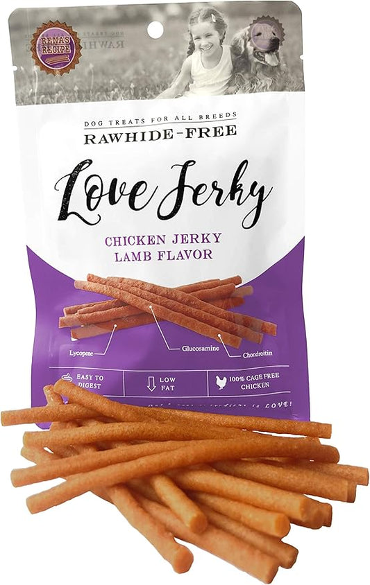 Rena's Recipe Love Jerky Chicken Jerky (Lamb Flavor)