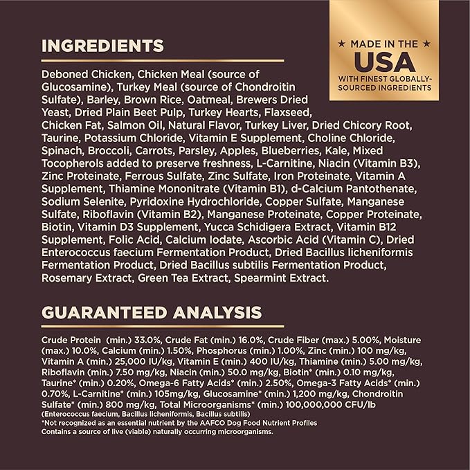 Wellness CORE+ Grained Large Breed Dry Dog Food, Original Deboned Chicken, Chicken Meal & Turkey Meal Recipe, 20 Pound Bag
