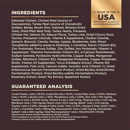 Wellness CORE+ Grained Large Breed Dry Dog Food, Original Deboned Chicken, Chicken Meal & Turkey Meal Recipe, 20 Pound Bag
