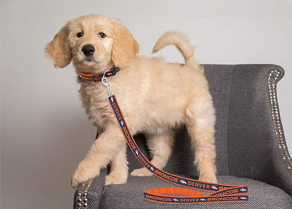 Pets First NFL Pet Leash, Denver Broncos, Medium