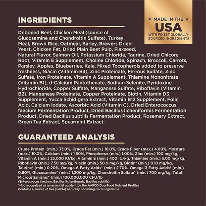 Wellness CORE+ Grained Dry Dog Food, Beef & Barley Recipe, 18 Pound Bag