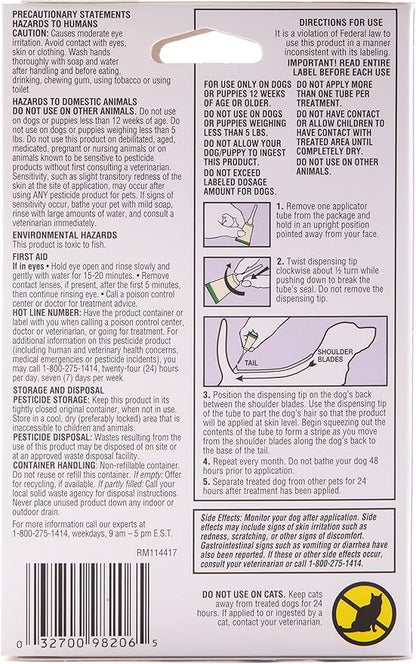 Hartz UltraGuard Plus Topical Flea & Tick Prevention for Dogs and Puppies - 5-15 lbs, 3 Monthly Treatments