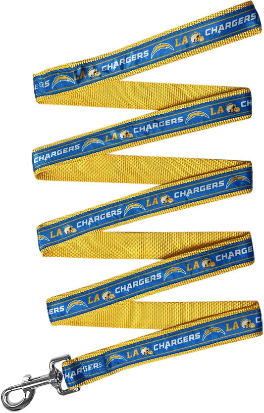 NFL PET Leash Los Angeles Chargers Dog Leash, Large Football Team Leash for Dogs & Cats. A Shiny & Colorful Cat Leash & Dog Leash Licensed by The NFL