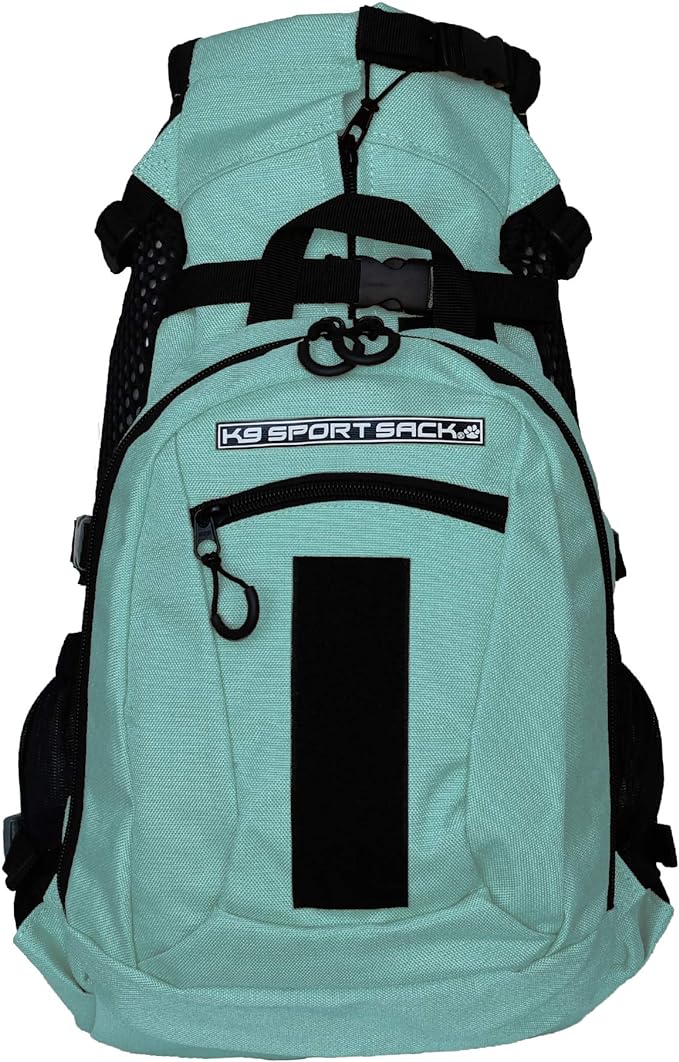 K9 Sport Sack | Dog Carrier Adjustable Backpack (Small, Plus 2 - Summer Mint)