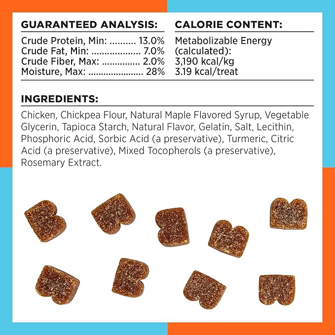 BIXBI Liberty Trainers, Chicken (6 oz, 1 Pouch) - Small Training Treats for Dogs - Low Calorie and Grain Free Dog Treats, Flavorful Pocket Size Healthy and All Natural Dog Treats