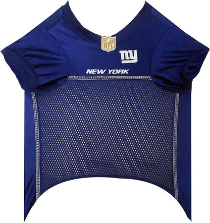 NFL New York Giants Dog Jersey, Size: X-Large. Best Football Jersey Costume for Dogs & Cats. Licensed Jersey Shirt
