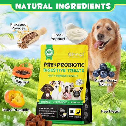 120 Chews Probiotics for Dogs