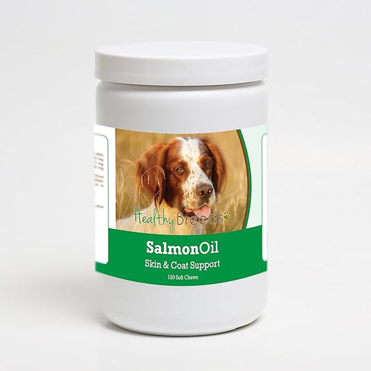 Healthy Breeds Irish Red and White Setter Salmon Oil Soft Chews 120 Count