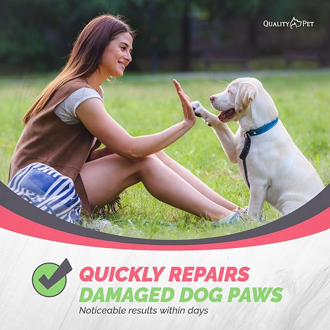 2-Pack Paw Nectar Dog Paw Balm, 4 Oz | Heals, Repairs & Restores Dry, Cracked & Damaged Paws | 100% Organic & Natural Cream Butter Wax Moisturizer for Dog Feet & Foot Pads