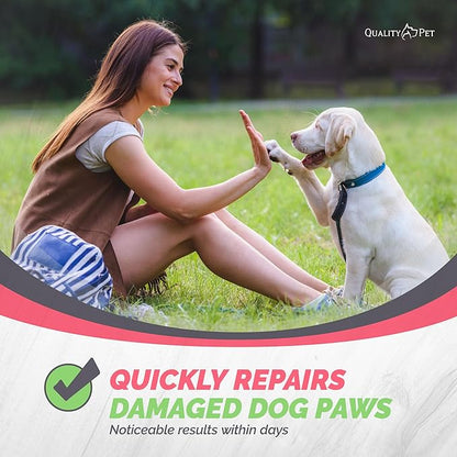 2-Pack Paw Nectar Dog Paw Balm, 4 Oz | Heals, Repairs & Restores Dry, Cracked & Damaged Paws | 100% Organic & Natural Cream Butter Wax Moisturizer for Dog Feet & Foot Pads