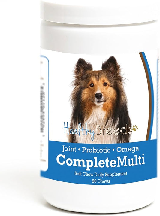 Healthy Breeds Shetland Sheepdog All in One Multivitamin Soft Chew 90 Count