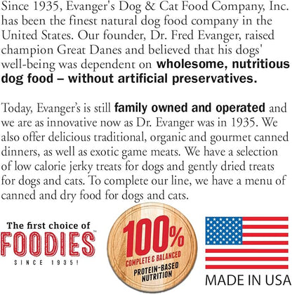 Evanger's Nothing But Natural Venison Jerky Treats for Dogs 4.5 oz Bag