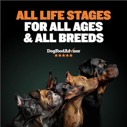 Bully Max Wet Dog Food - Instant Fresh Dehydrated High Protein Puppy & Adult Dog Food with Chicken - Healthy Muscle Growth for Small & Large Breeds - 2 Dry Pounds (Makes 5.5 lbs. of Wet Food)