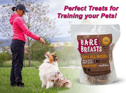 Bare Breast All Natural Chicken Jerky 1lb, Made in USA