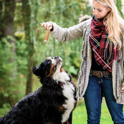 ASMPET Dog Treats Chicken Wrapped Rawhide Sweet Potato Stick, Long Lasting Dog Chew Cowhide Treats Real Chicken Wrap Teeth Cleaning Dog Treats for Medium Large Dogs 6pcs