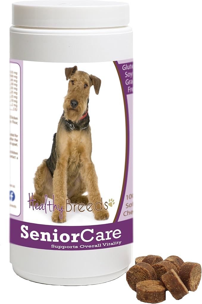 Healthy Breeds Airedale Terrier Senior Dog Care Soft Chews 100 Count