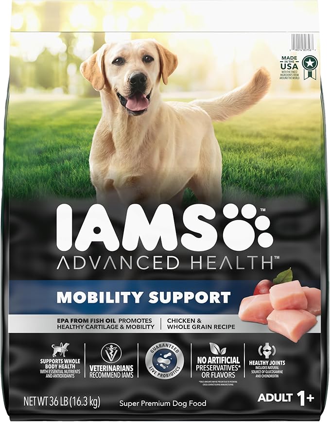 Advanced Health Mobility Support Chicken and Whole Grain Recipe Adult Dry Dog Food, 36 lb. Bag