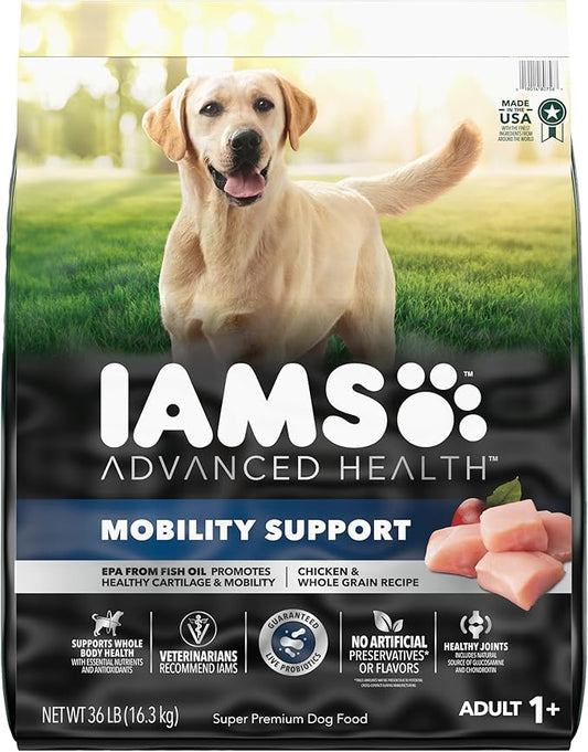 Advanced Health Mobility Support Chicken and Whole Grain Recipe Adult Dry Dog Food, 36 lb. Bag