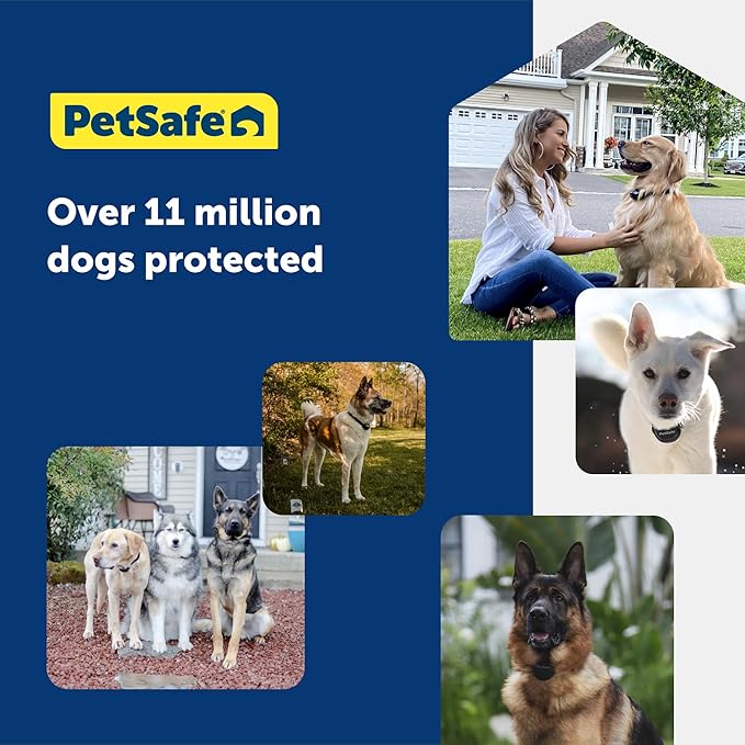 PetSafe Classic In-Ground Fence for Dogs and Cats - from The Parent Company of INVISIBLE FENCE Brand - includes 2 Collars and 500 ft of Wire - Expandable Coverage up to 5 Acres