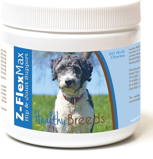 Healthy Breeds Aussiedoodle Z-Flex Max Hip and Joint Soft Chews 50 Count