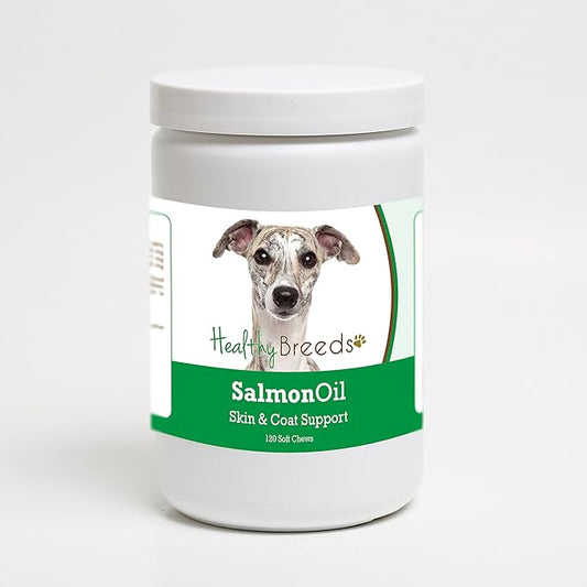 Healthy Breeds Whippet Salmon Oil Soft Chews 120 Count
