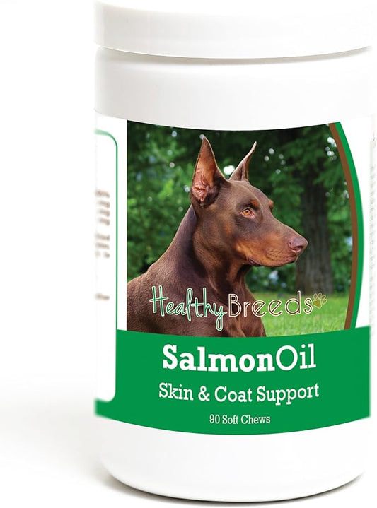 Healthy Breeds Doberman Pinscher Salmon Oil Soft Chews 90 Count