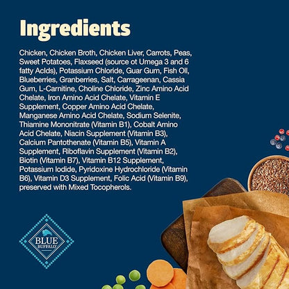 Blue Buffalo Freedom Grain-Free Small Breed Wet Dog Food, Supports High Energy Needs, Made in the USA With Natural Ingredients, Chicken, 5.5-oz Cans ( 24 Count)