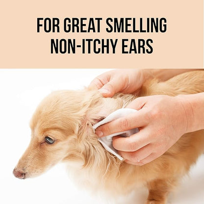 Natural Rapport Dog Ear Cleaner - The Only Ear Cleaner Dogs Need - Ear Cleaner Wipes for Cleaning Out Wax, Dirt, and Contaminants (Wipes, 100 CT)