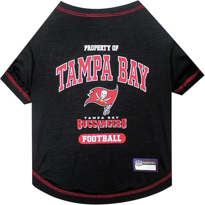 Pets First PET SHIRT for Dogs & Cats - NFL TAMPA BAY BUCCANEERS Dog T-Shirt, Small. - Cutest Pet Tee Shirt for the real sporty pup