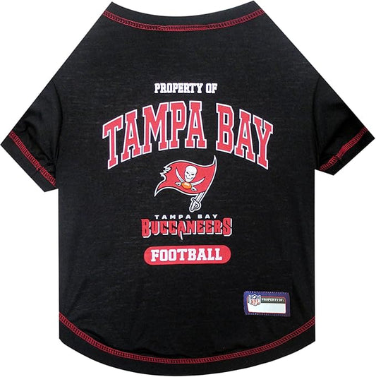 Pets First PET SHIRT for Dogs & Cats - NFL TAMPA BAY BUCCANEERS Dog T-Shirt, Small. - Cutest Pet Tee Shirt for the real sporty pup
