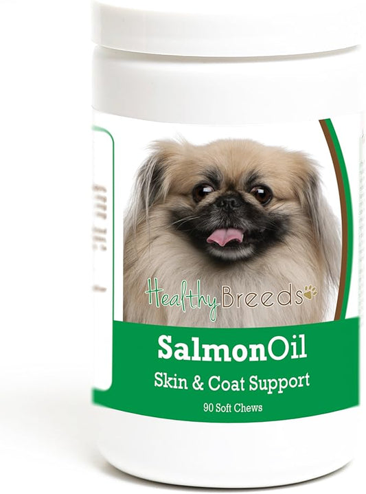 Healthy Breeds Pekingese Salmon Oil Soft Chews 90 Count