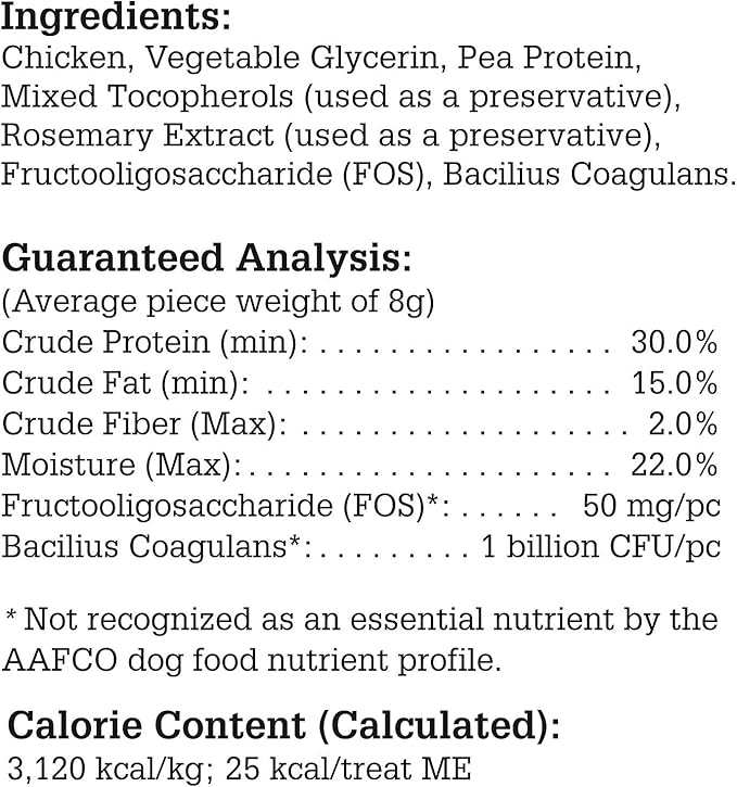 Loving Pets Activpetz Chicken Jerky Digestive Health + Probiotic Formula Dog Treat, 7 Oz