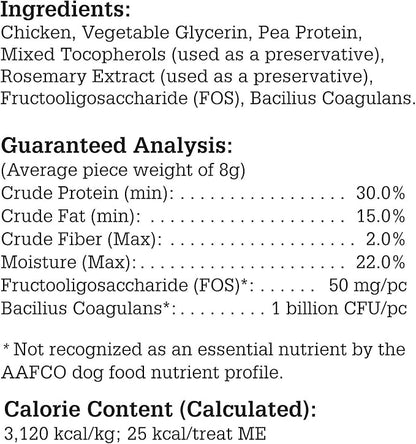 Loving Pets Activpetz Chicken Jerky Digestive Health + Probiotic Formula Dog Treat, 7 Oz