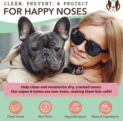 Natural Dog Company Snout Wipes for Dogs