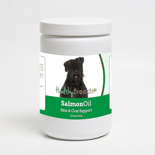 Healthy Breeds Bouvier des Flandres Salmon Oil Soft Chews 120 Count