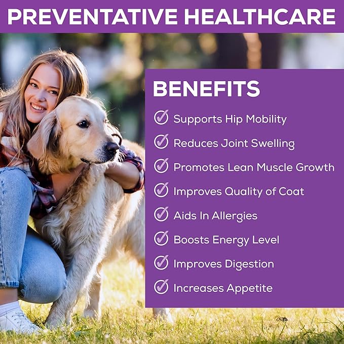 Premium Collagen Gelatin Protein for Dogs, 1Lb 10 Oz