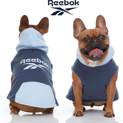 Reebok Dog Hoodie – Fleece Dog Sweater with Leash Hole, Cold Winter Dog Sweatshirt for Small Medium and Large Dogs, Premium Dog Fall Sweater Pullover Hoodie, Cozy Warm Perfect Dog Christmas Outfit