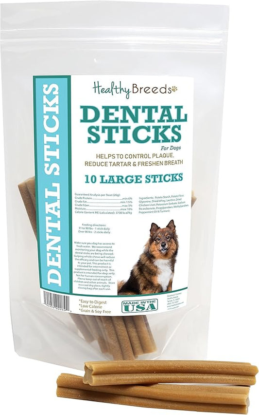 Healthy Breeds Eurasier Dental Sticks Large 10 Count