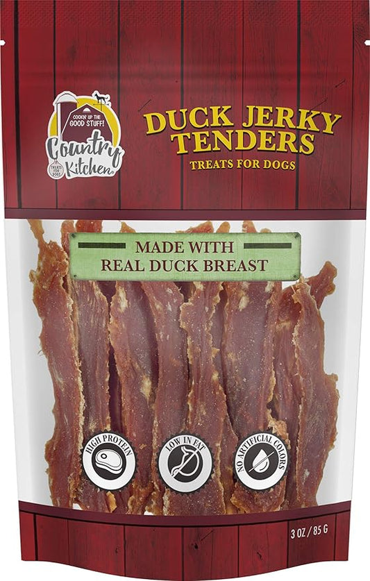 Duck Jerky Tenders Dog Treat, Model Number: CCJ013