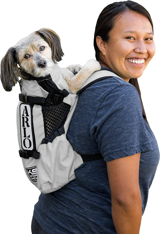 K9 Sport Sack | Dog Carrier Adjustable Backpack (X-Small, Air 2 - Charcoal Grey)